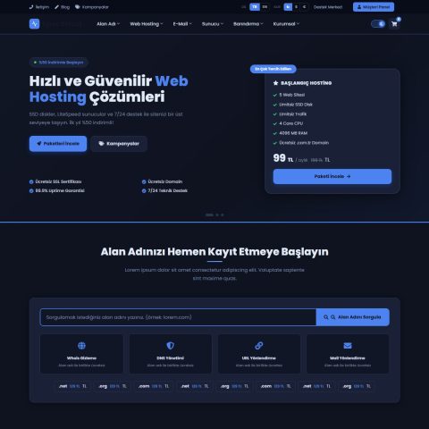 SpecXHost Hosting HTML Template