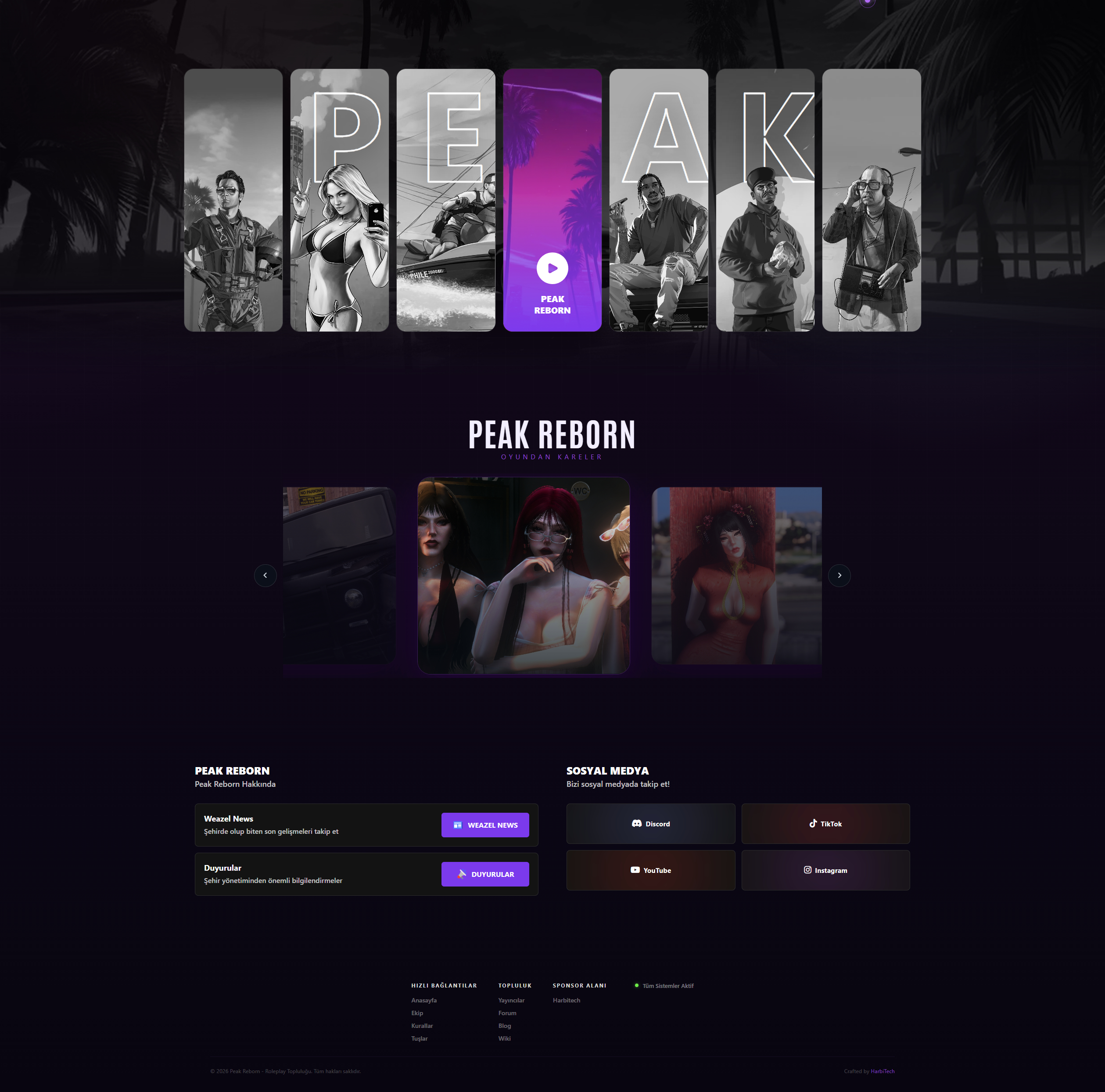 PeakReborn - FiveM Web Panel